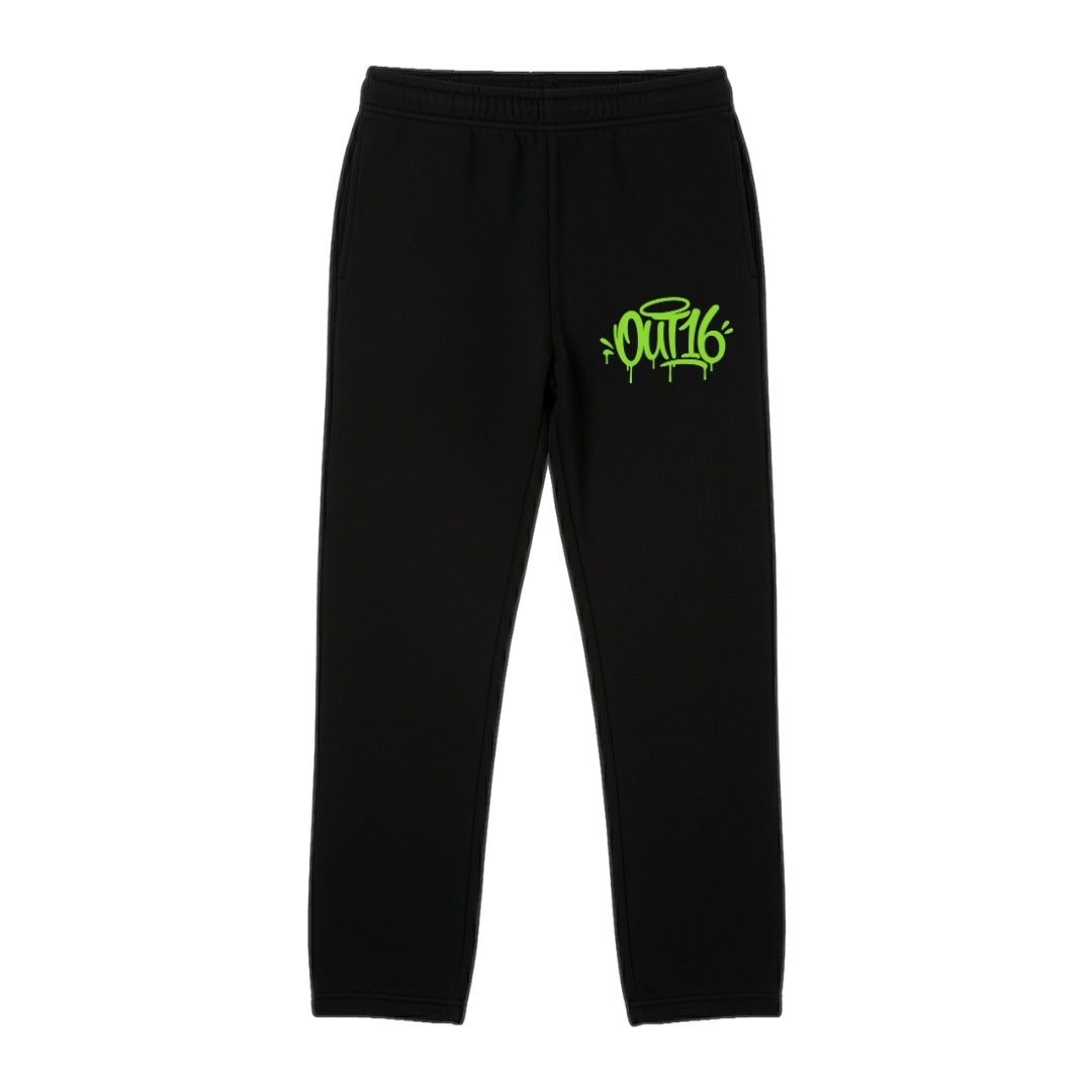 OUT16 OG JOGGER - BLACK/NEON GREEN