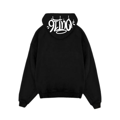 OUT16 OG HOODIE - BLACK/WHITE