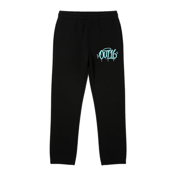 OUT16 OG JOGGER - BLACK/CYAN