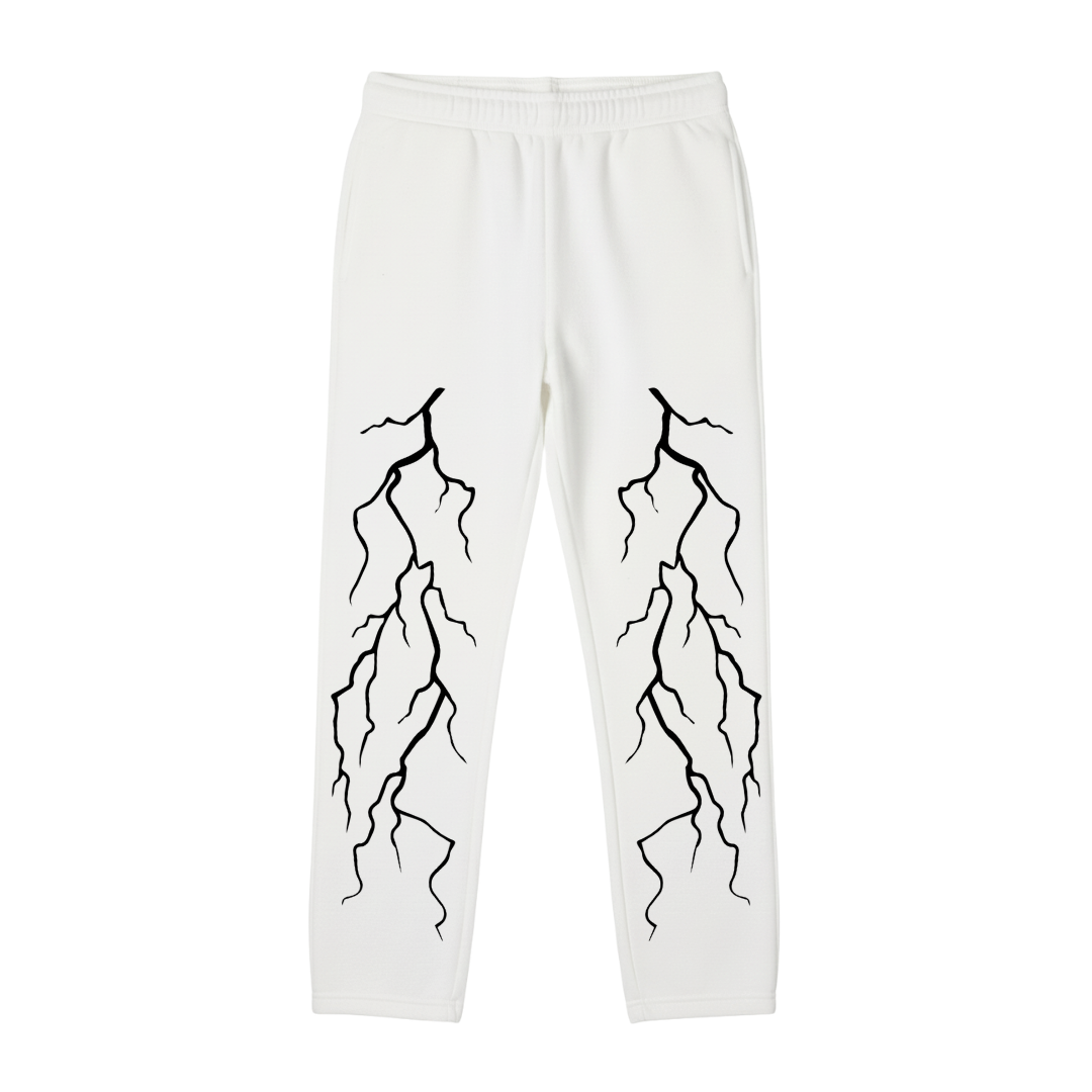 GOTHIC JOGGER - WHITE/BLACK