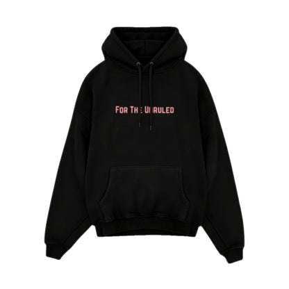 UNRULED OG HOODIE 01 - BLACK/PINK